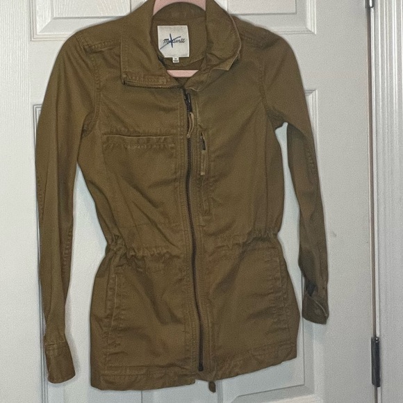 Madewell Olive Utility Jacket Size XS - Picture 2 of 3